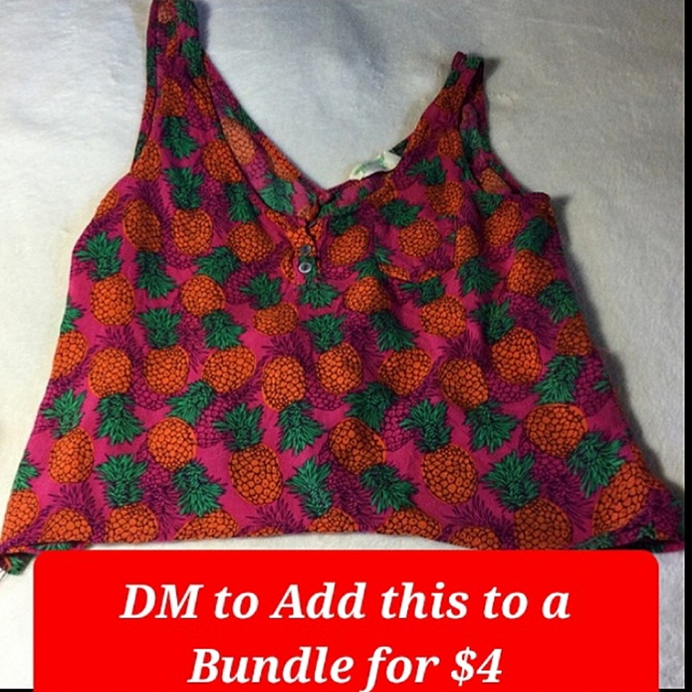 White Stag Green and Black Plaid Sleeveless Crop Top